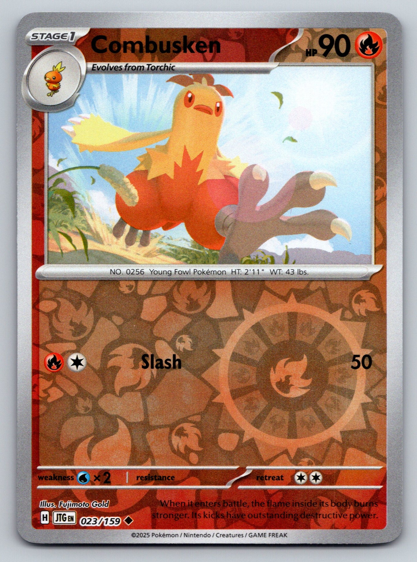 SV09: Journey Together #023/159 Combusken reverse holo