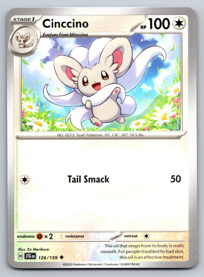 SV09: Journey Together #126/159 Cinccino