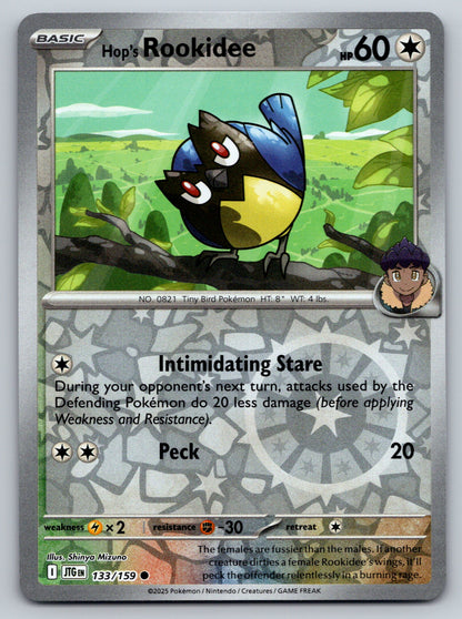 SV09: Journey Together #133/159 Hop's Rookidee Reverse Holo