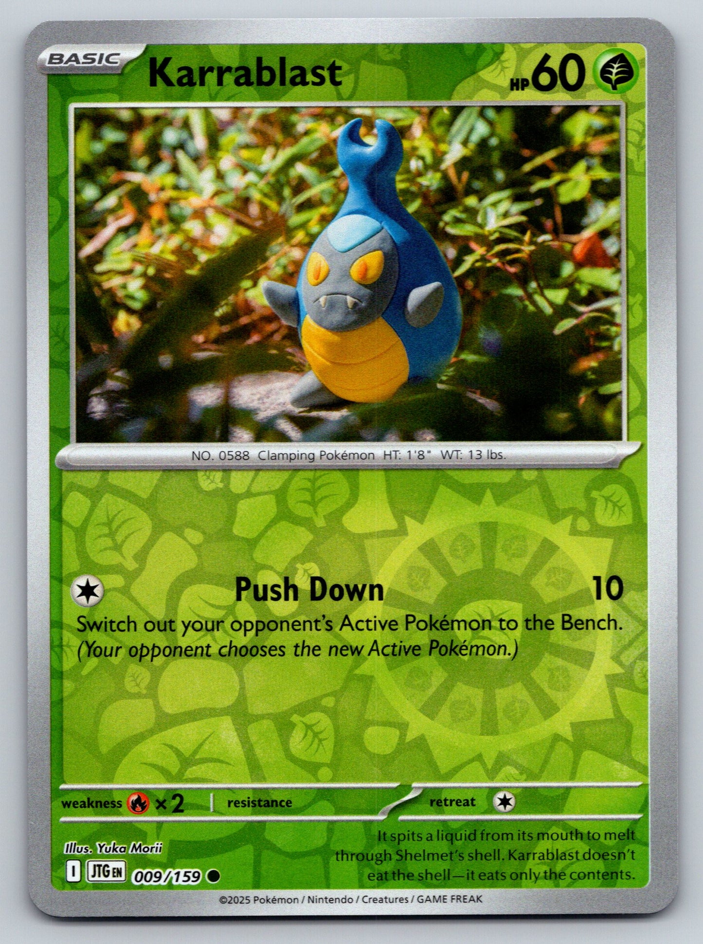 SV09: Journey Together #009/159 Karrablast Reverse Holo