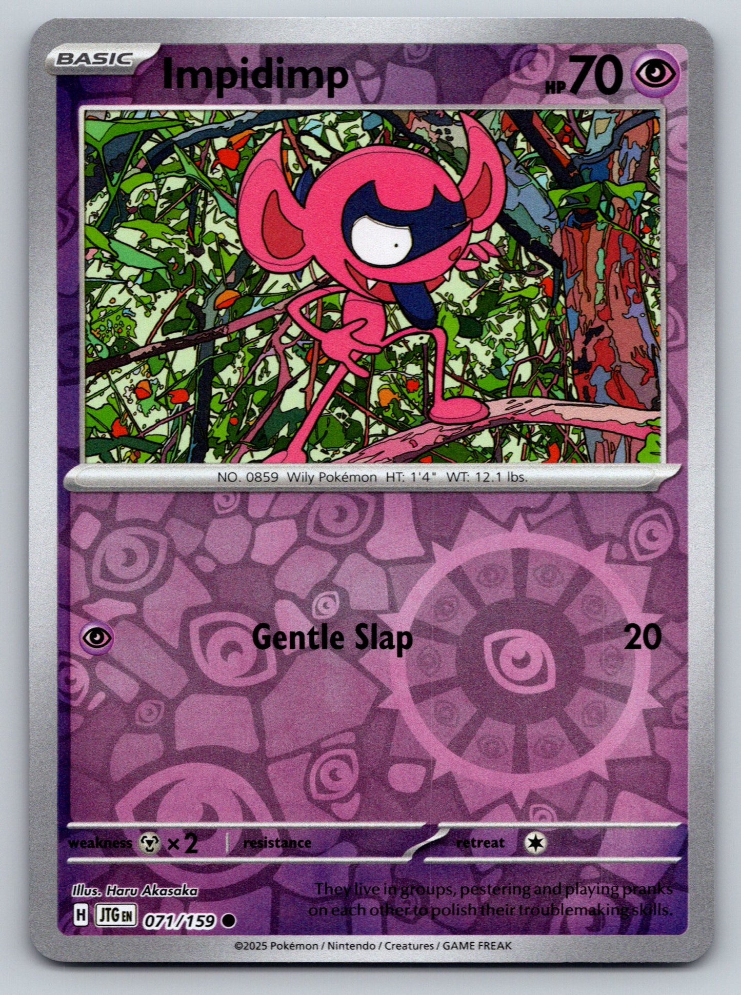 SV09: Journey Together #071/159 Impidimp Reverse Holo