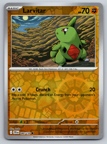 SV09: Journey Together #080/159 Larvitar Reverse Holo