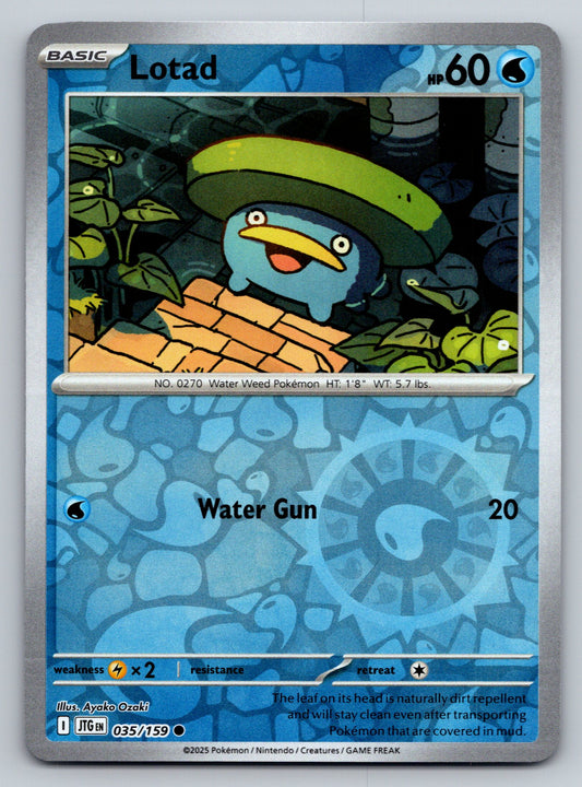 SV09: Journey Together #035/159 Lotad Reverse Holo