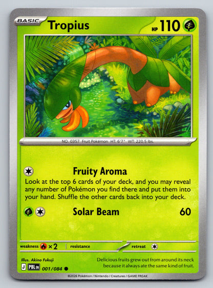 ME05: Pitch Black #001/084 Tropius