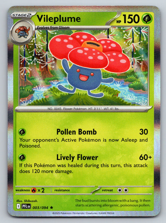 ME02: Phantasmal Flames #003/094 Vileplume holo