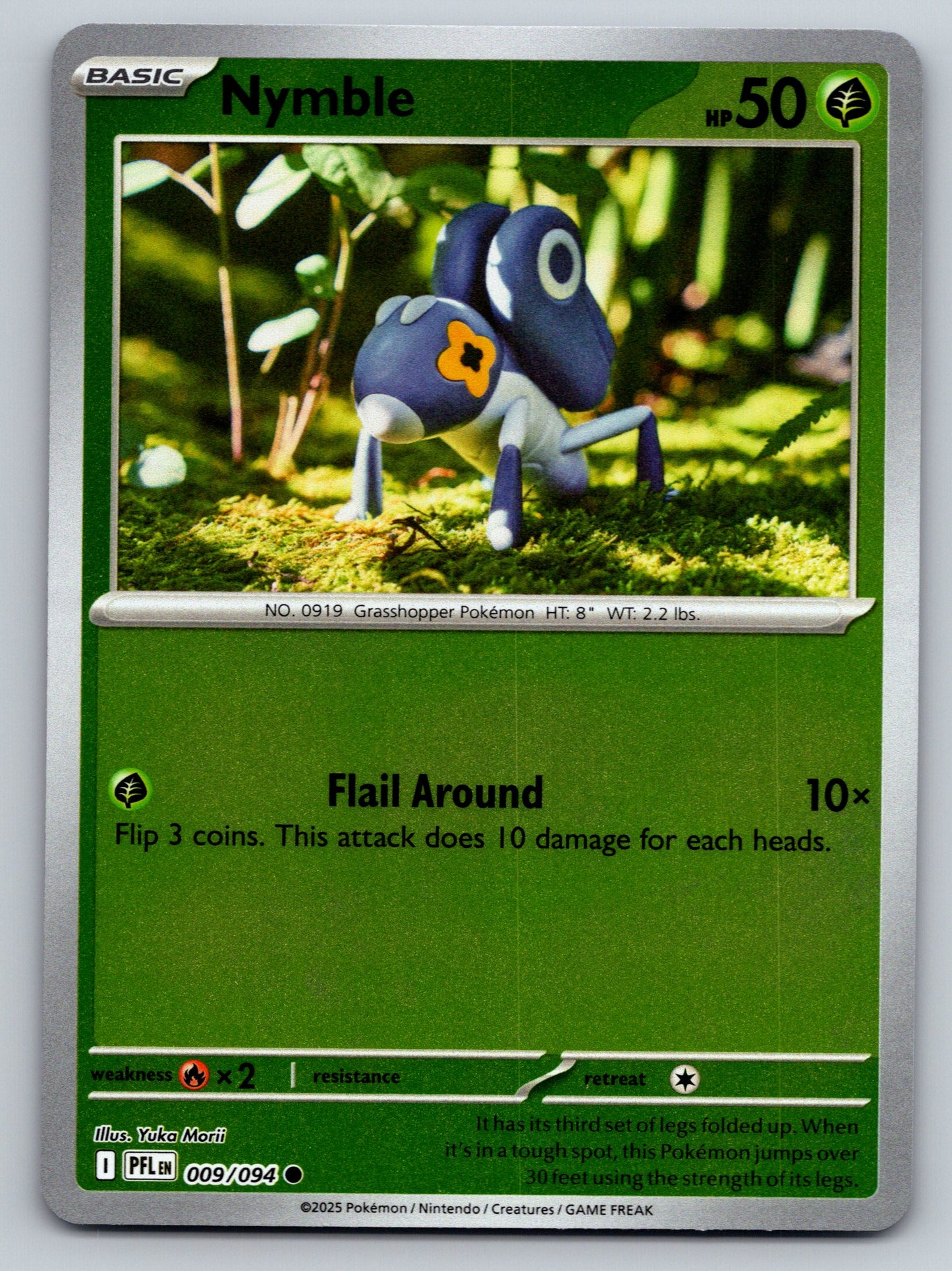 ME02: Phantasmal Flames #009/094 Nymble Reverse Holo