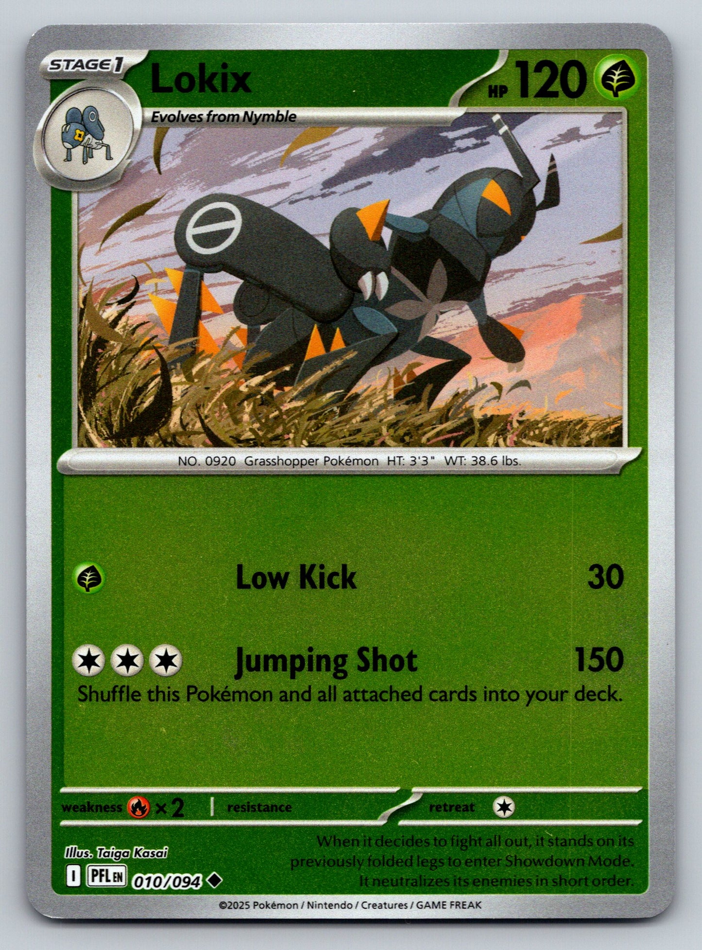 ME02: Phantasmal Flames #010/094 Lokix Reverse Holo