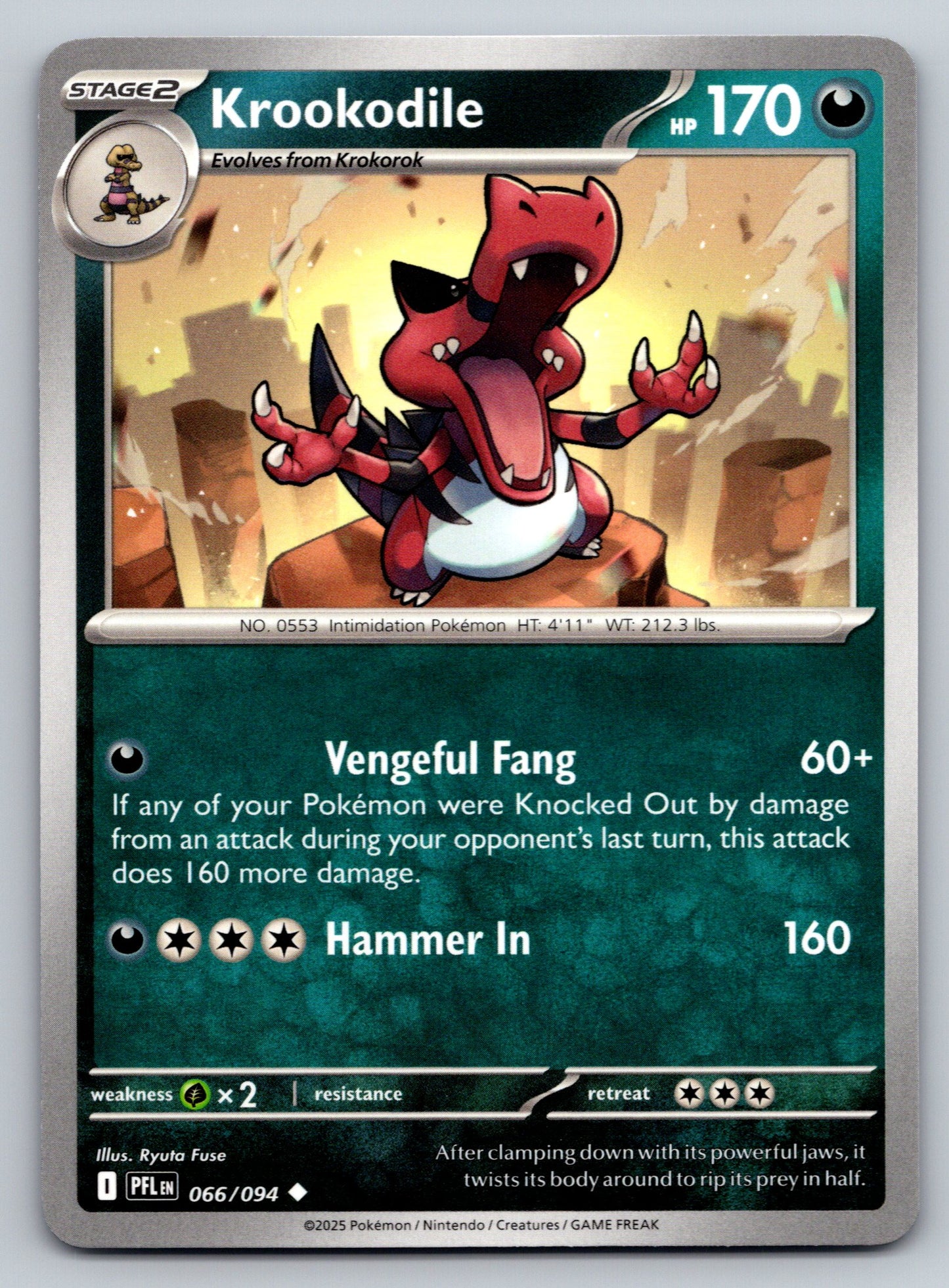 ME02: Phantasmal Flames #066/094 Krookodile