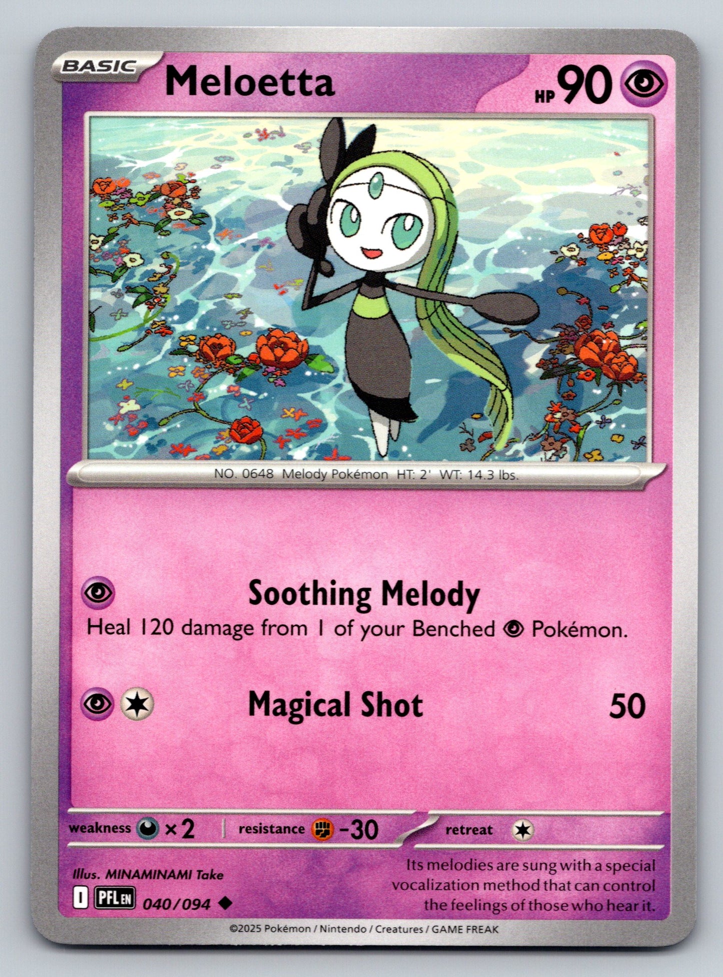 ME02: Phantasmal Flames #040/094 Meloetta