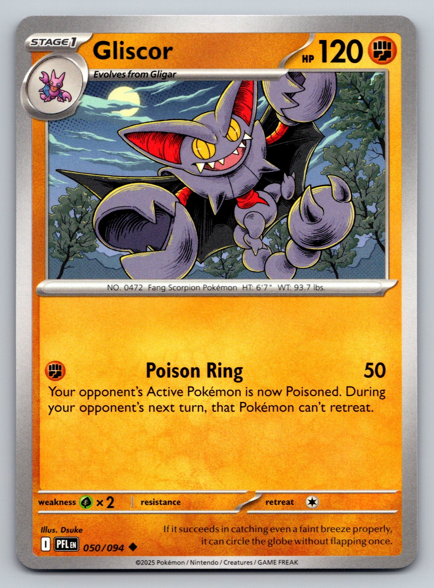 ME02: Phantasmal Flames #050/094 Gliscor