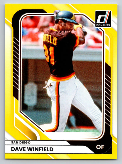 2026 Donruss #34 Dave Winfield Yellow Flood