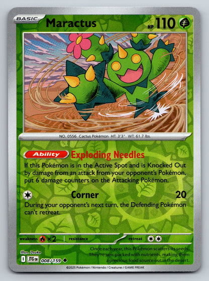 SV09: Journey Together #008/159 Maractus Reverse Holo