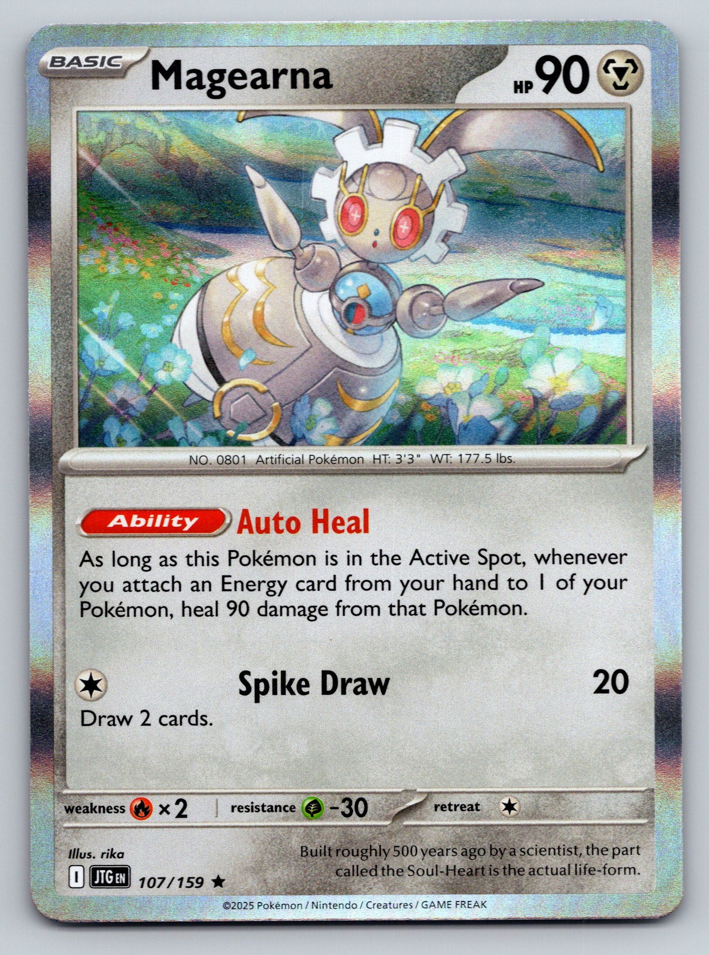 SV09: Journey Together #107/159 Magearna holo