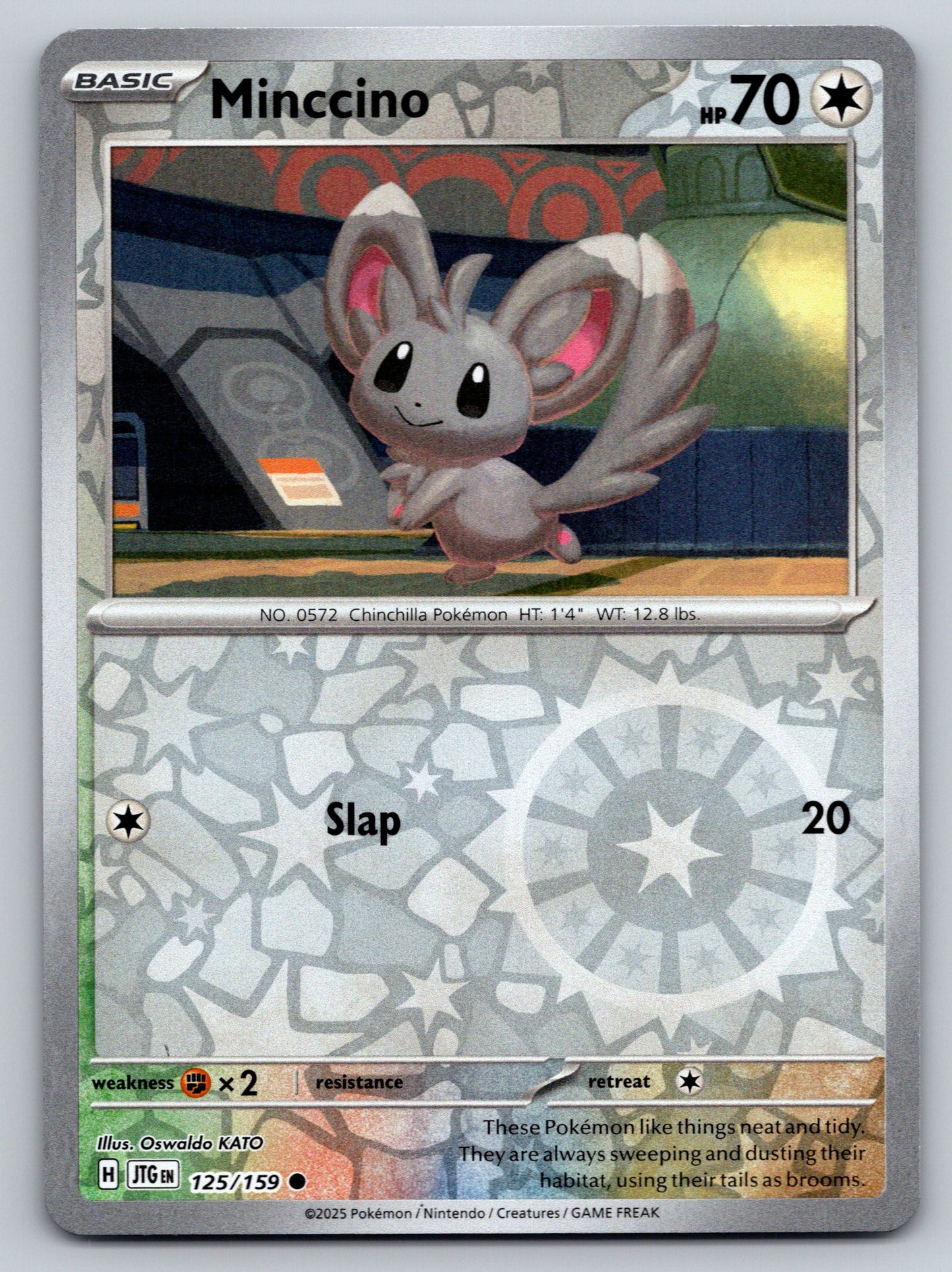 SV09: Journey Together #125/159 Minccino Reverse Holo
