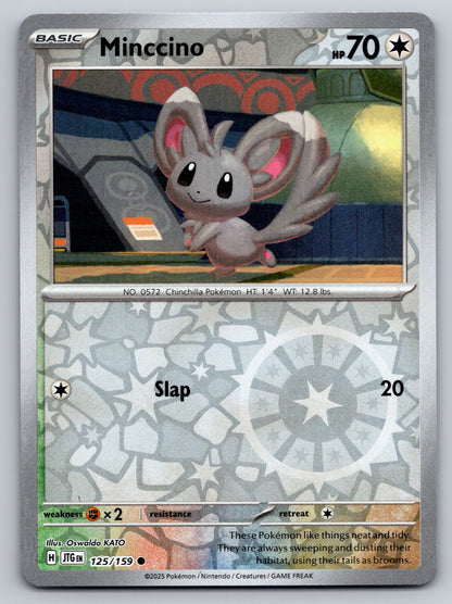 SV09: Journey Together #125/159 Minccino Reverse Holo