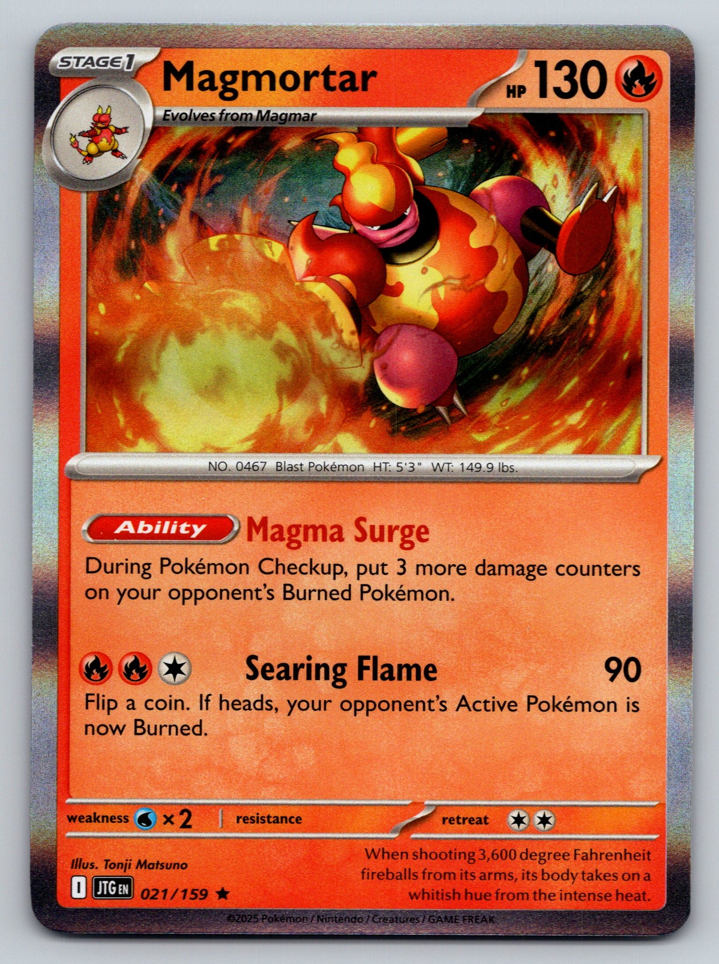SV09: Journey Together #021/159 Magmortar holo