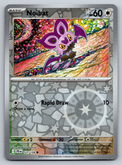 SV09: Journey Together #127/159 Noibat Reverse Holo