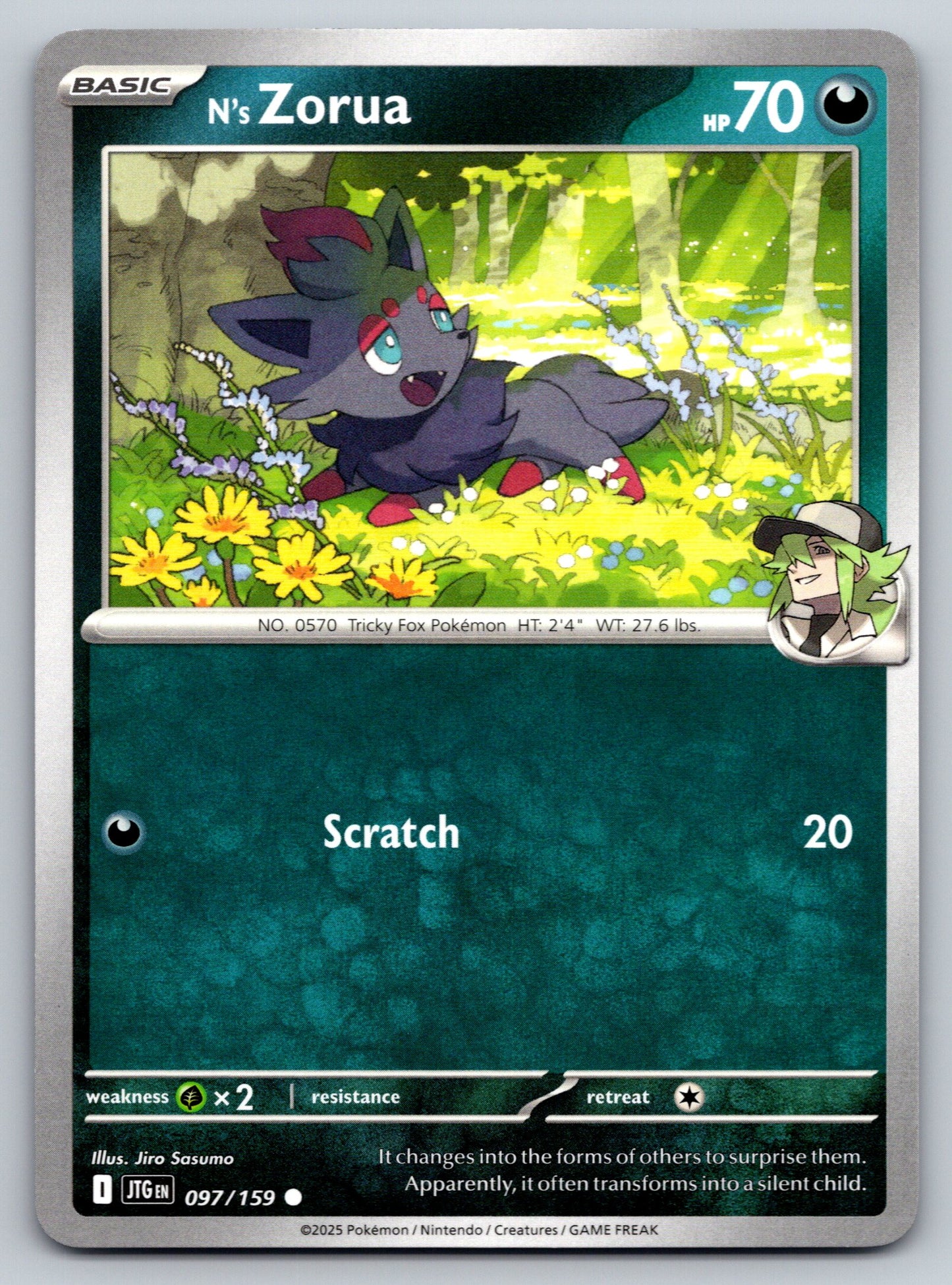 SV09: Journey Together #097/159 N's Zorua