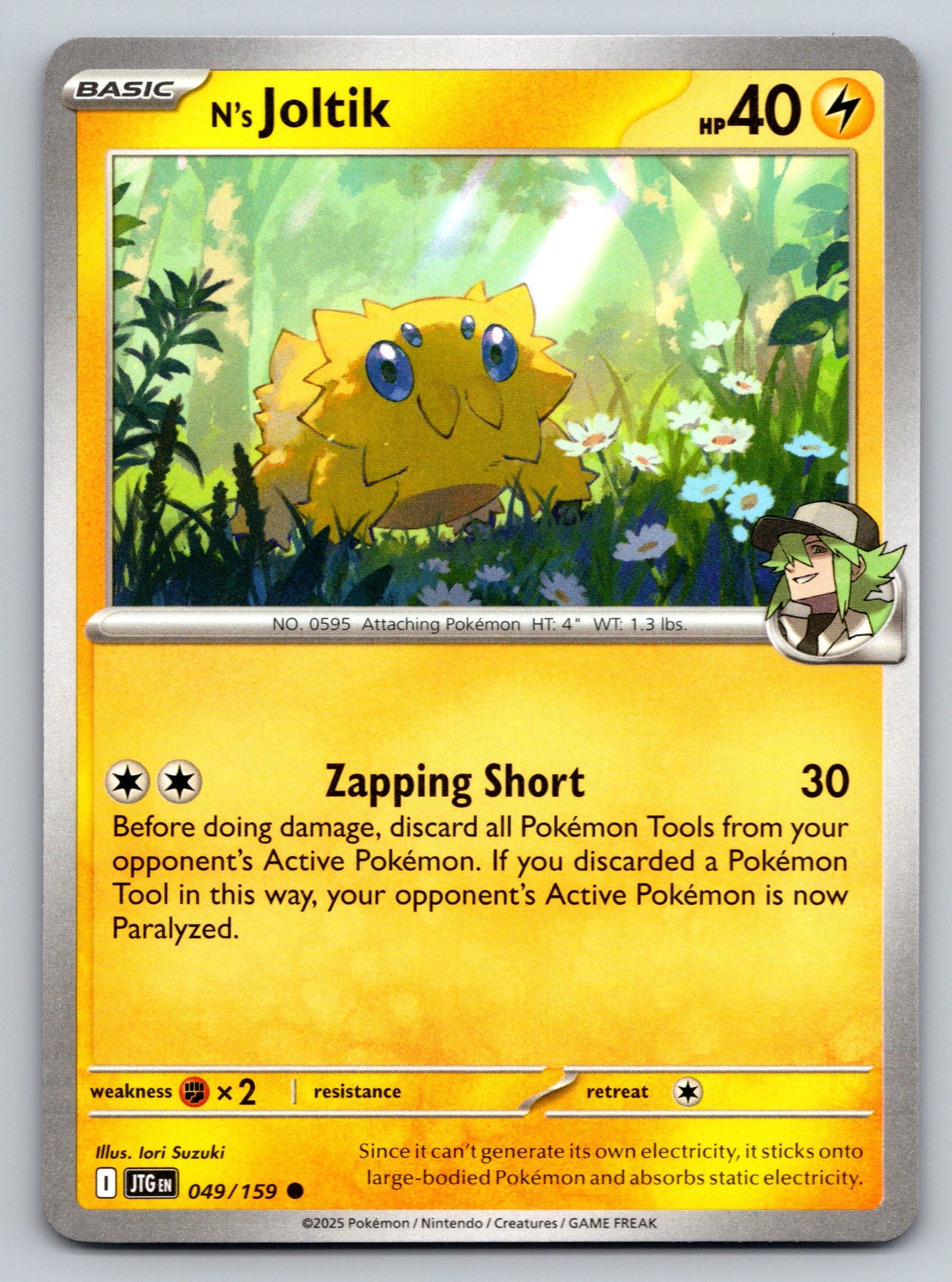 SV09: Journey Together #049/159 N's Joltik