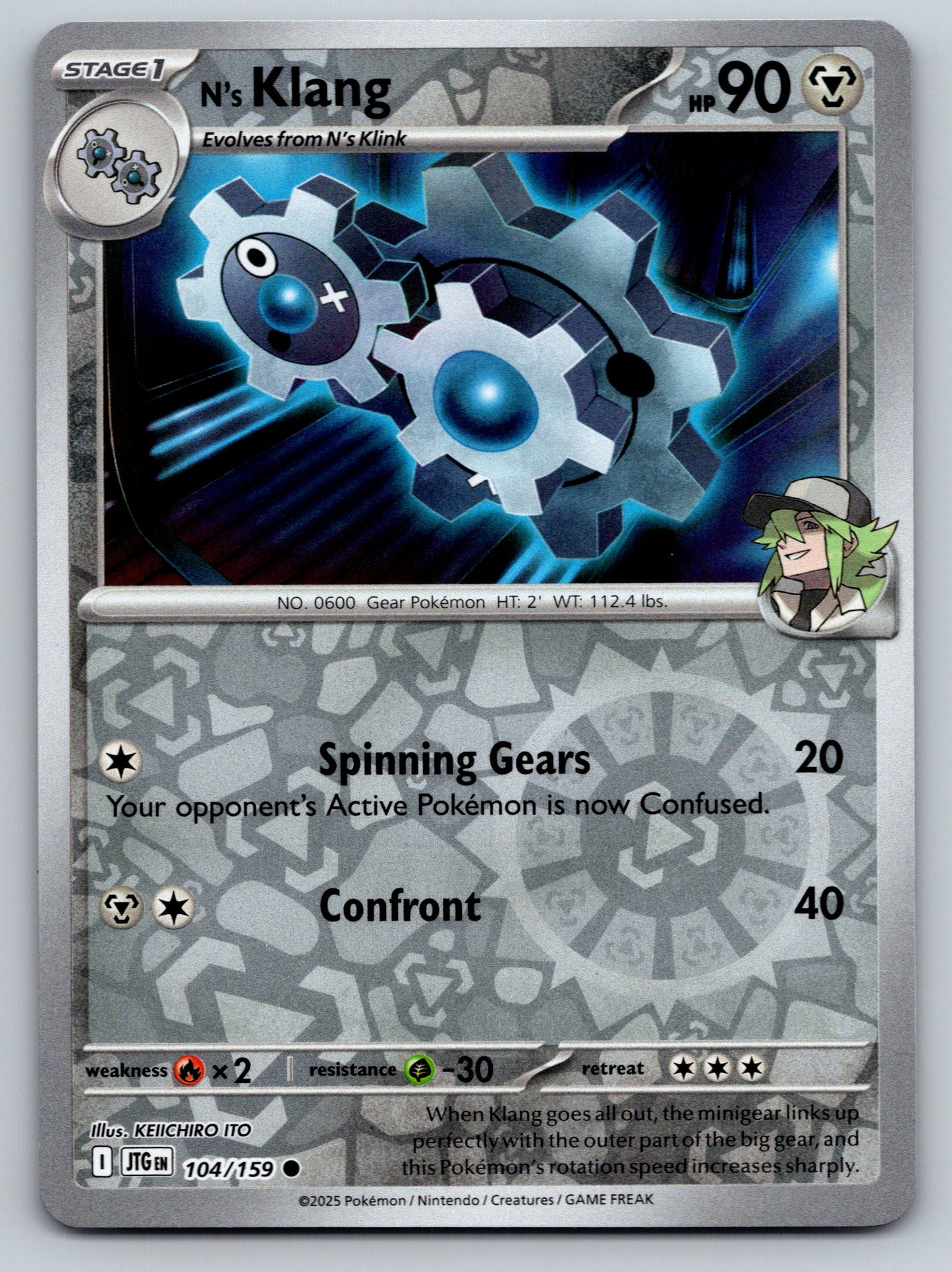 SV09: Journey Together #104/159 N's Klang Reverse Holo