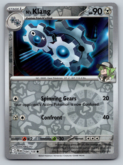 SV09: Journey Together #104/159 N's Klang Reverse Holo