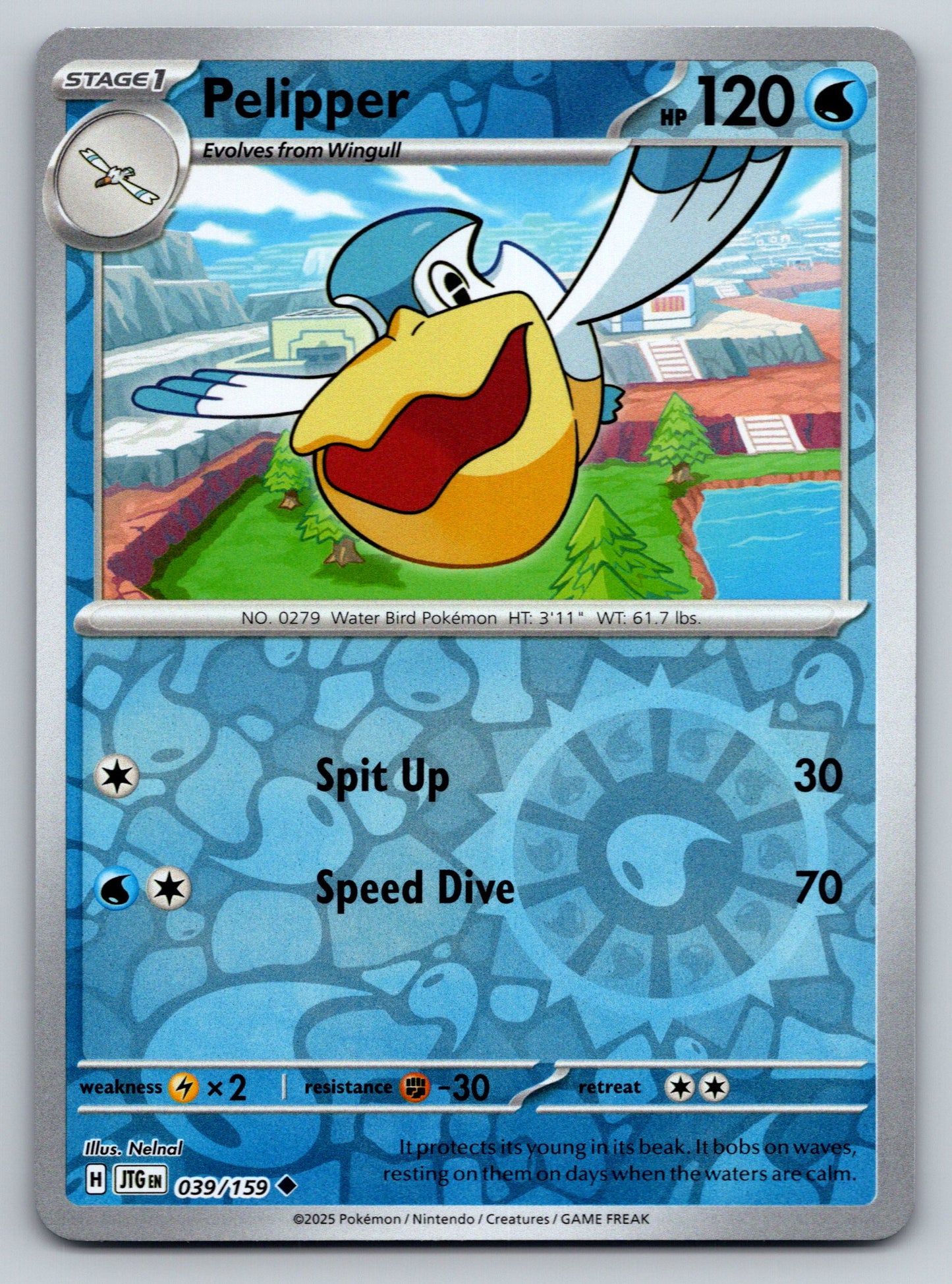 SV09: Journey Together #039/159 Pelipper Reverse Holo