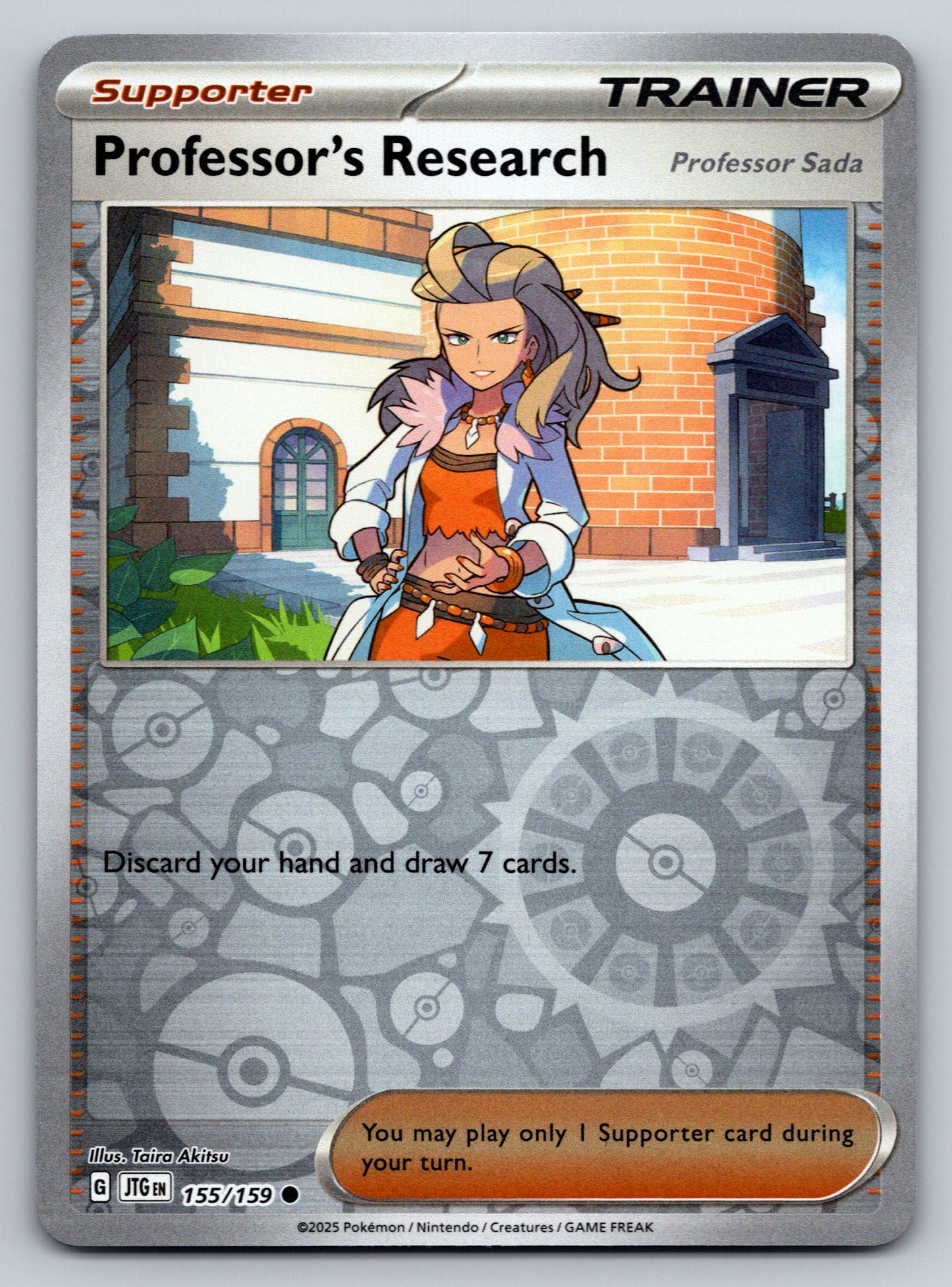 SV09: Journey Together #155/159 Professor's Research Reverse Holo