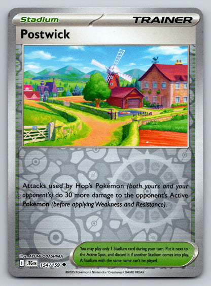 SV09: Journey Together #154/159 Postwick Reverse Holo
