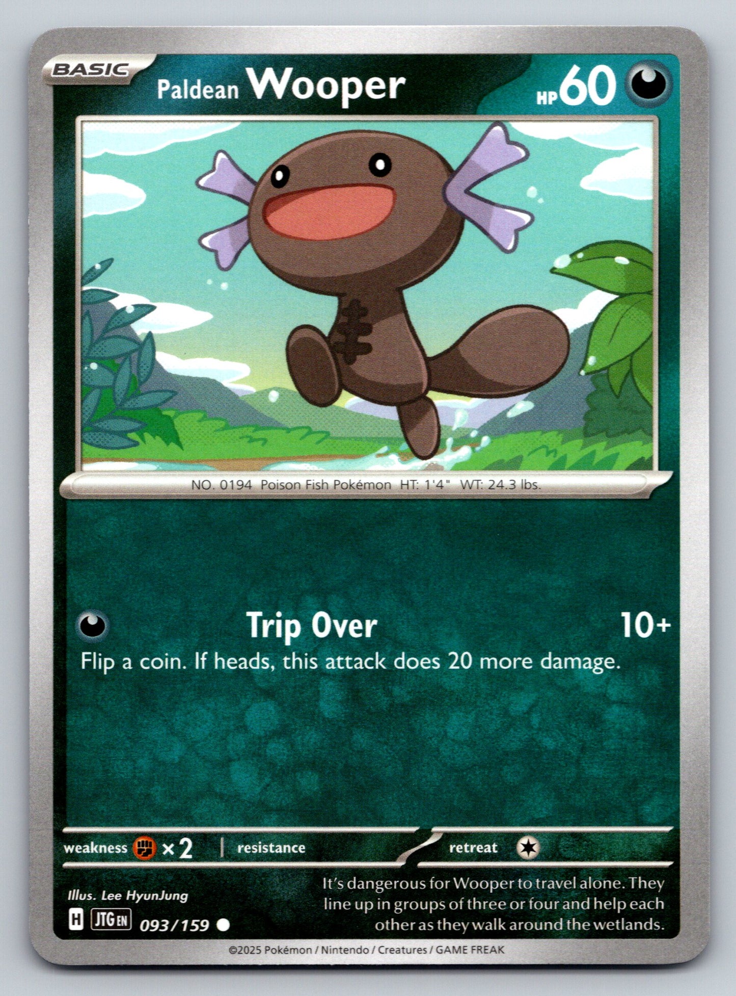 SV09: Journey Together #093/159 Paldean Wooper