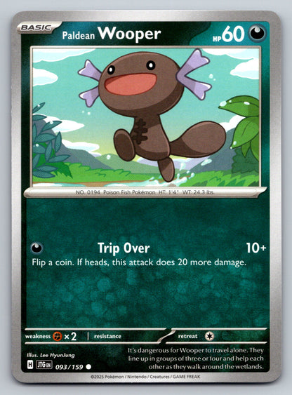 SV09: Journey Together #093/159 Paldean Wooper