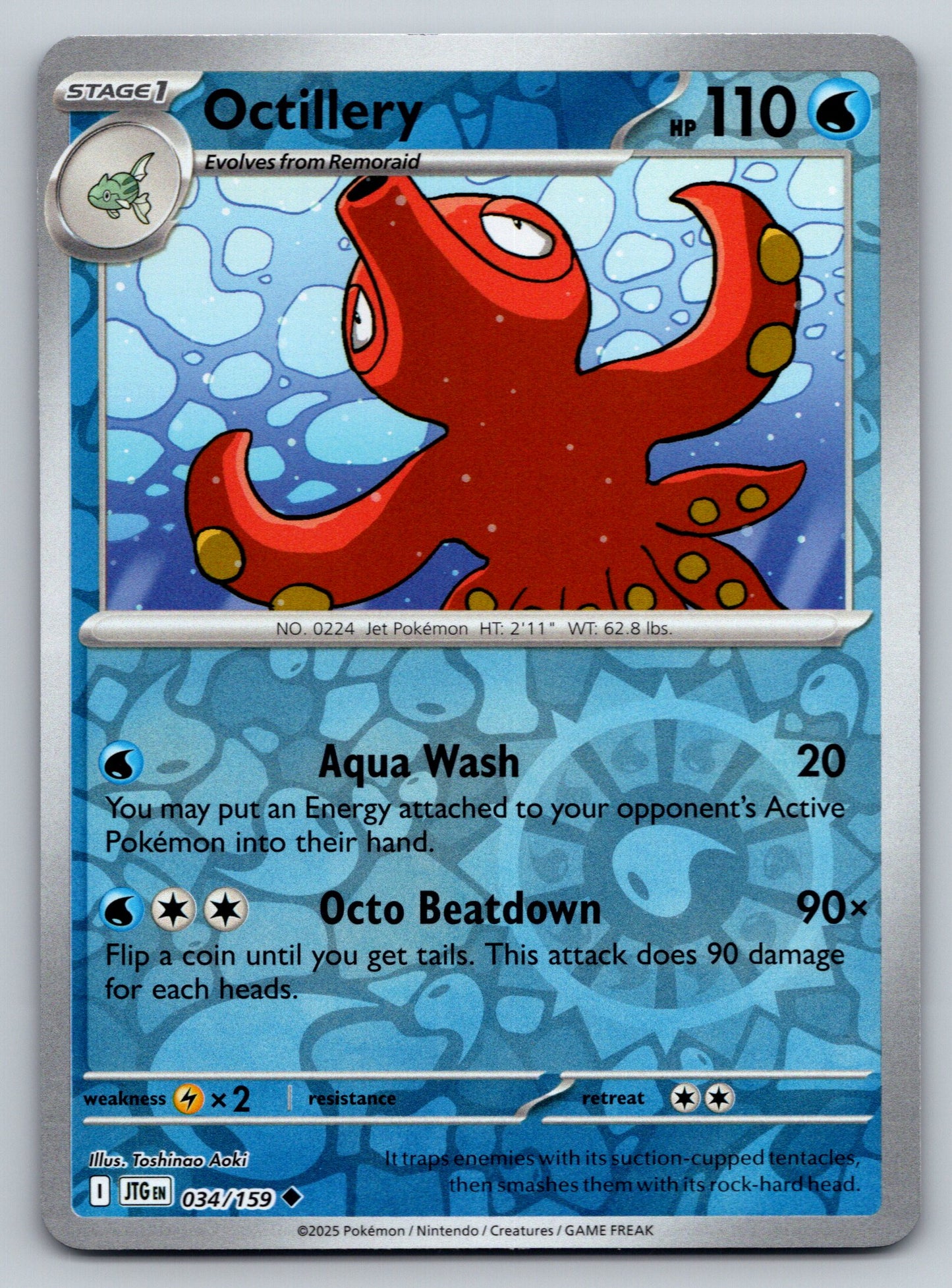 SV09: Journey Together #034/159 Octillery Reverse Holo
