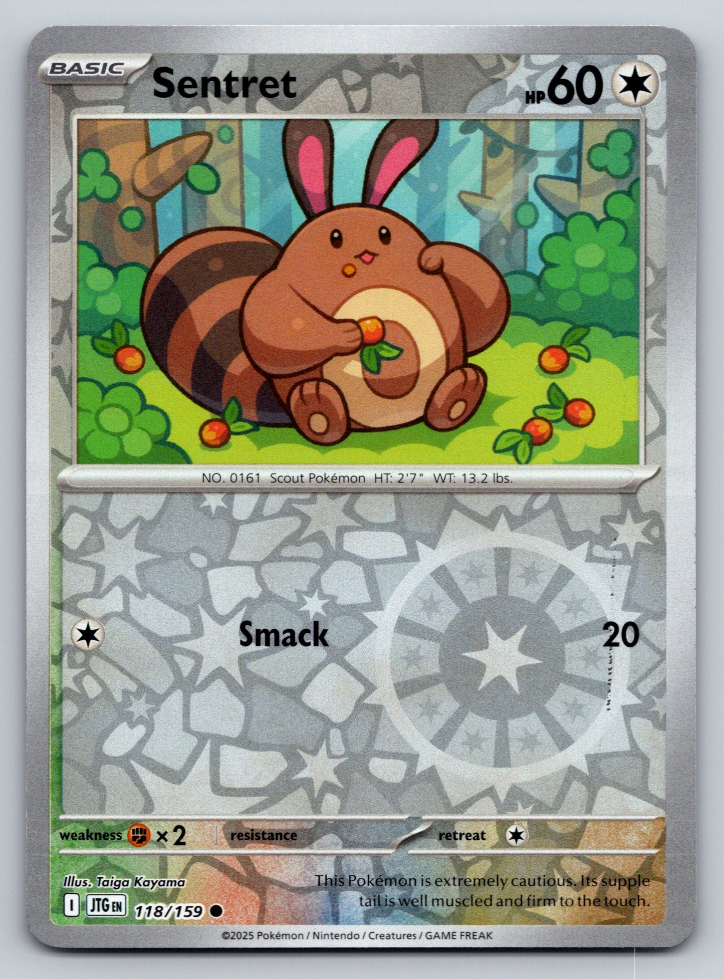 SV09: Journey Together #118/159 Sentret Reverse Holo