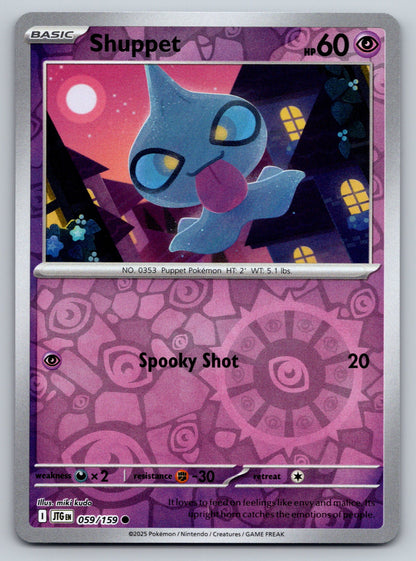 SV09: Journey Together #059/159 Shuppet Reverse Holo