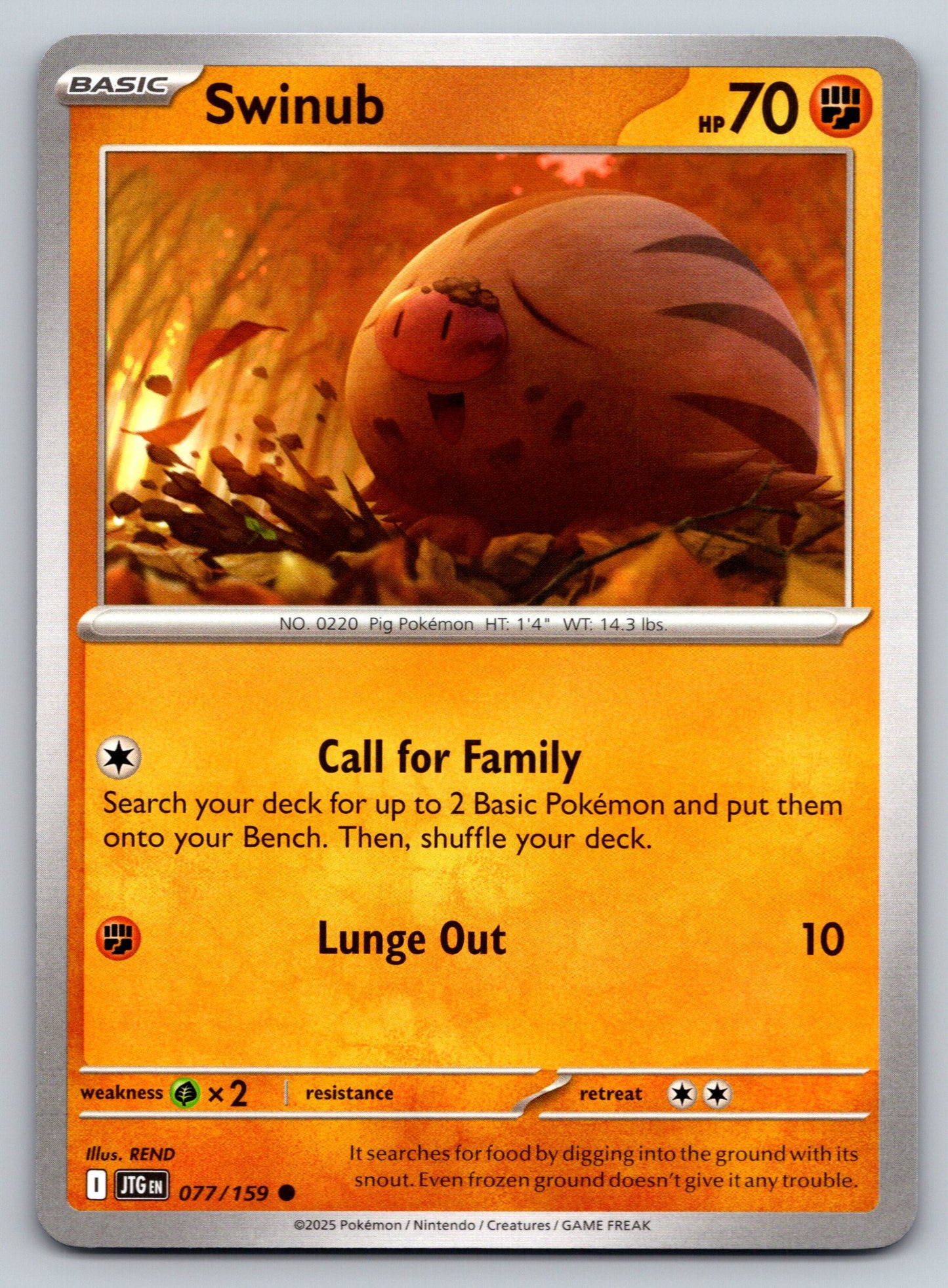SV09: Journey Together #077/159 Swinub