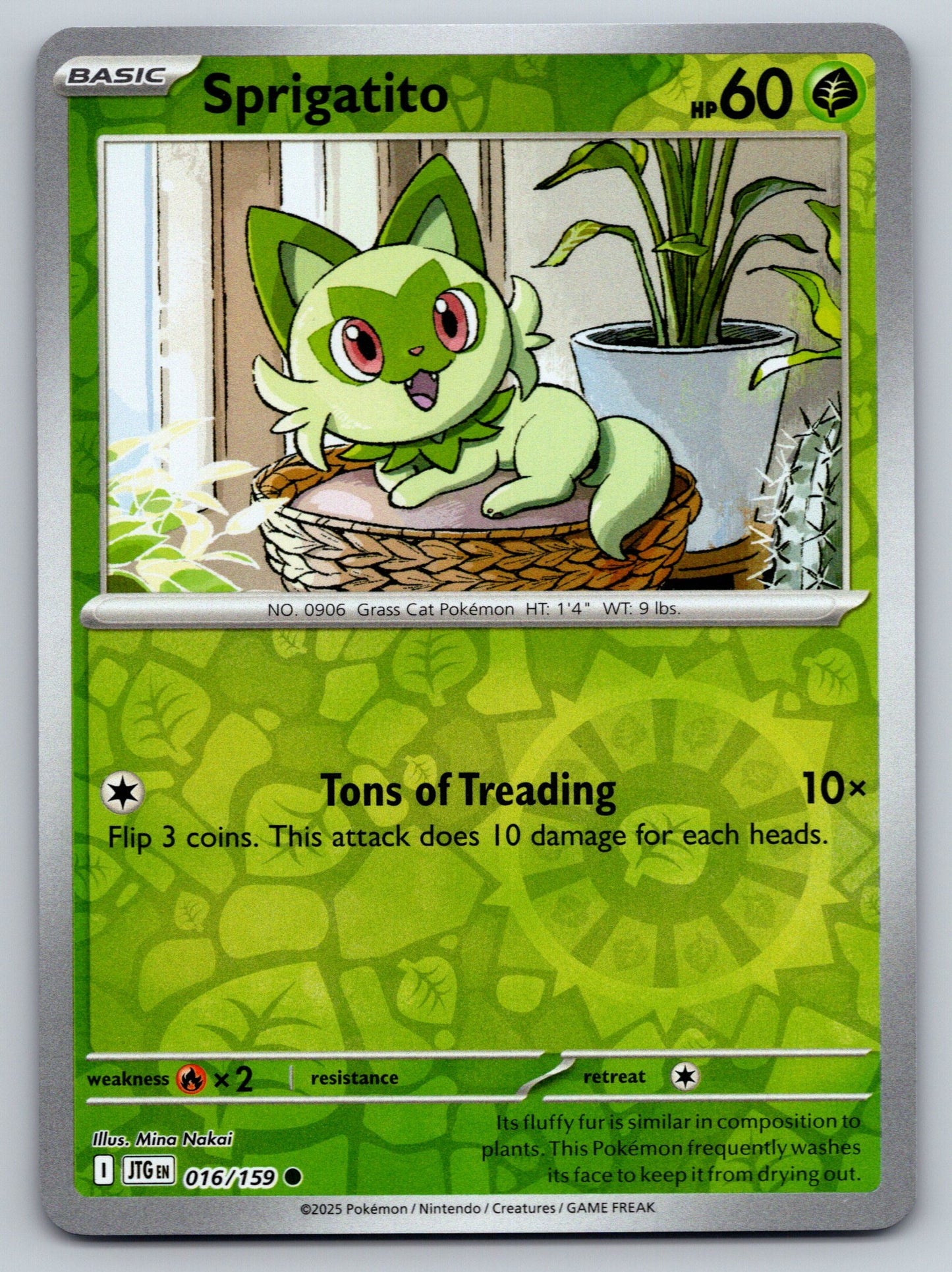SV09: Journey Together #016/159 Sprigatito Reverse Holo
