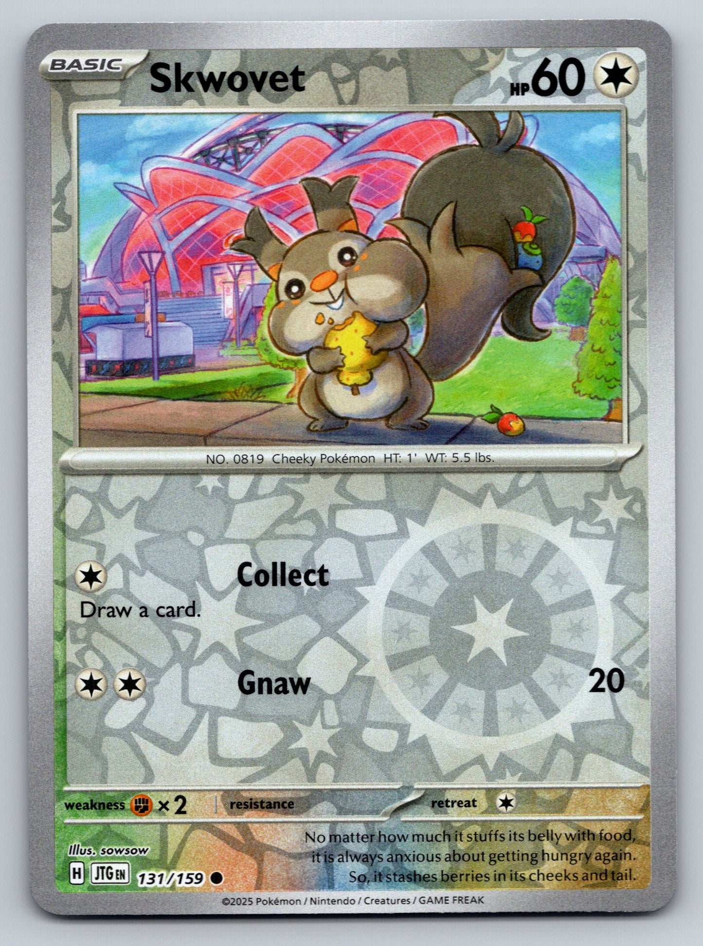 SV09: Journey Together #131/159 Skwovet Reverse Holo