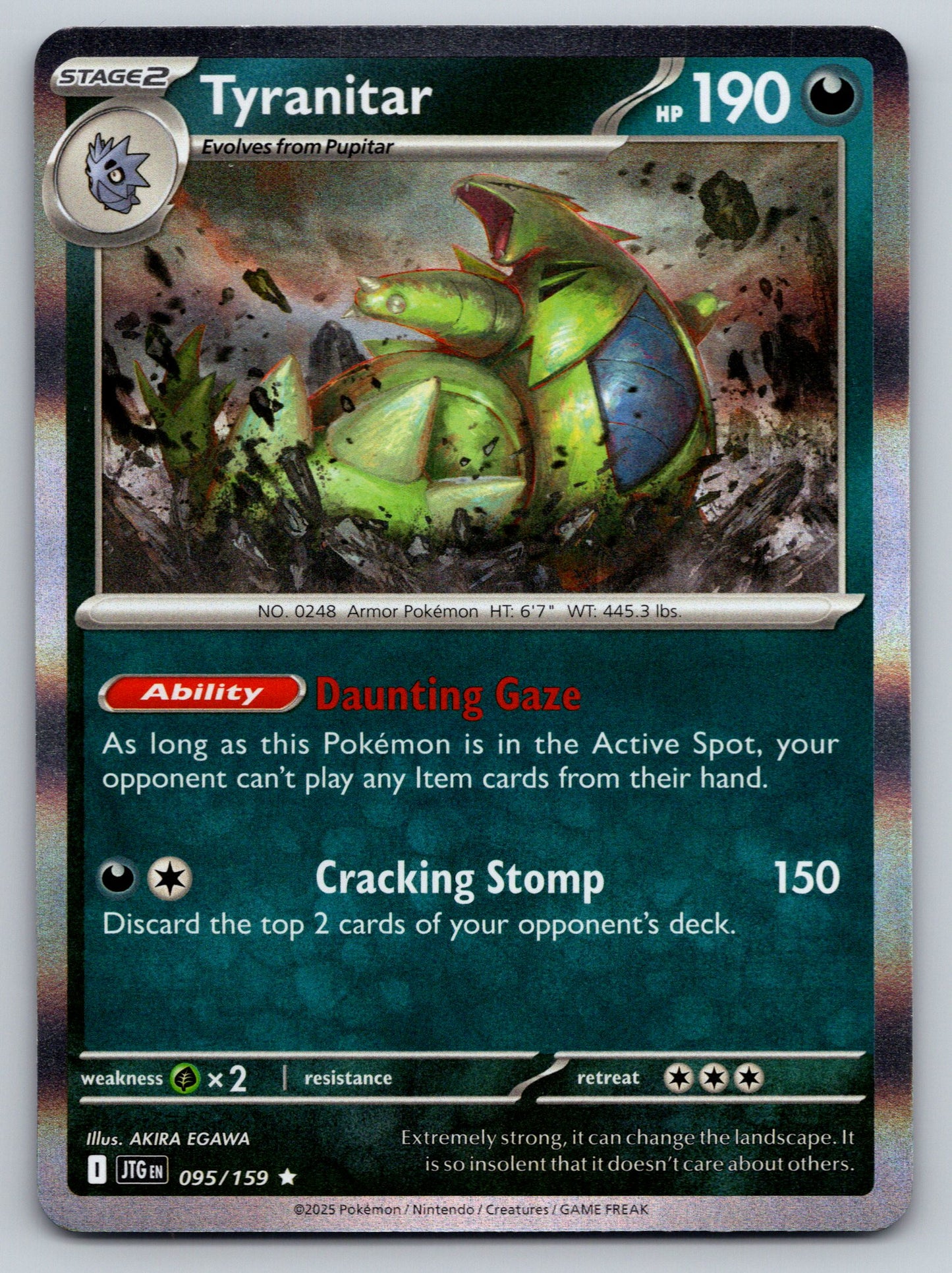 SV09: Journey Together #095/159 Tyranitar holo