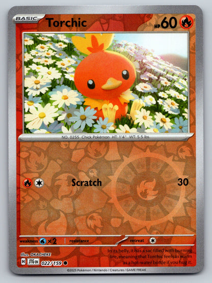 SV09: Journey Together #022/159 Torchic Reverse Holo