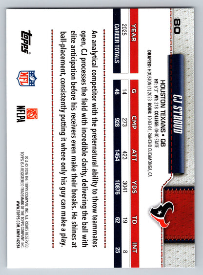 2026 Topps Flagship #80 CJ Stroud