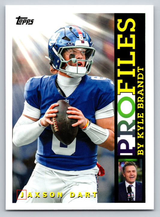 2026 Topps Flagship #TP-24 Jaxson Dart Topps Profiles