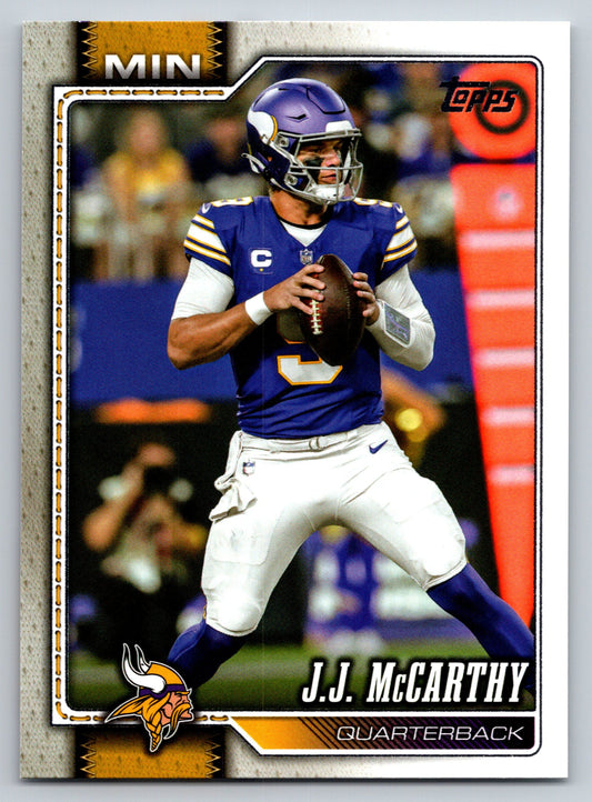 2026 Topps Flagship #134 J.J. McCarthy