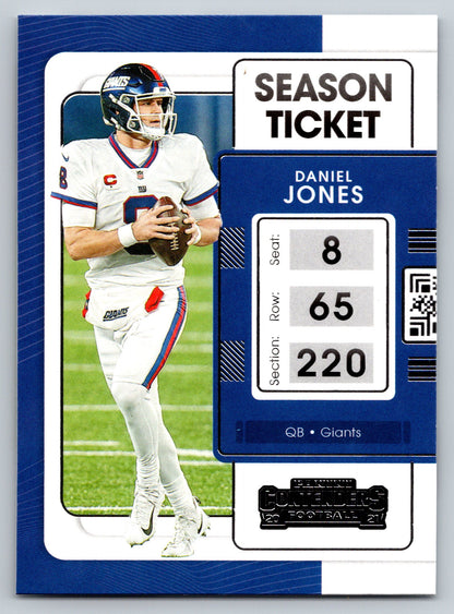 2021 Panini Contenders #73 Daniel Jones