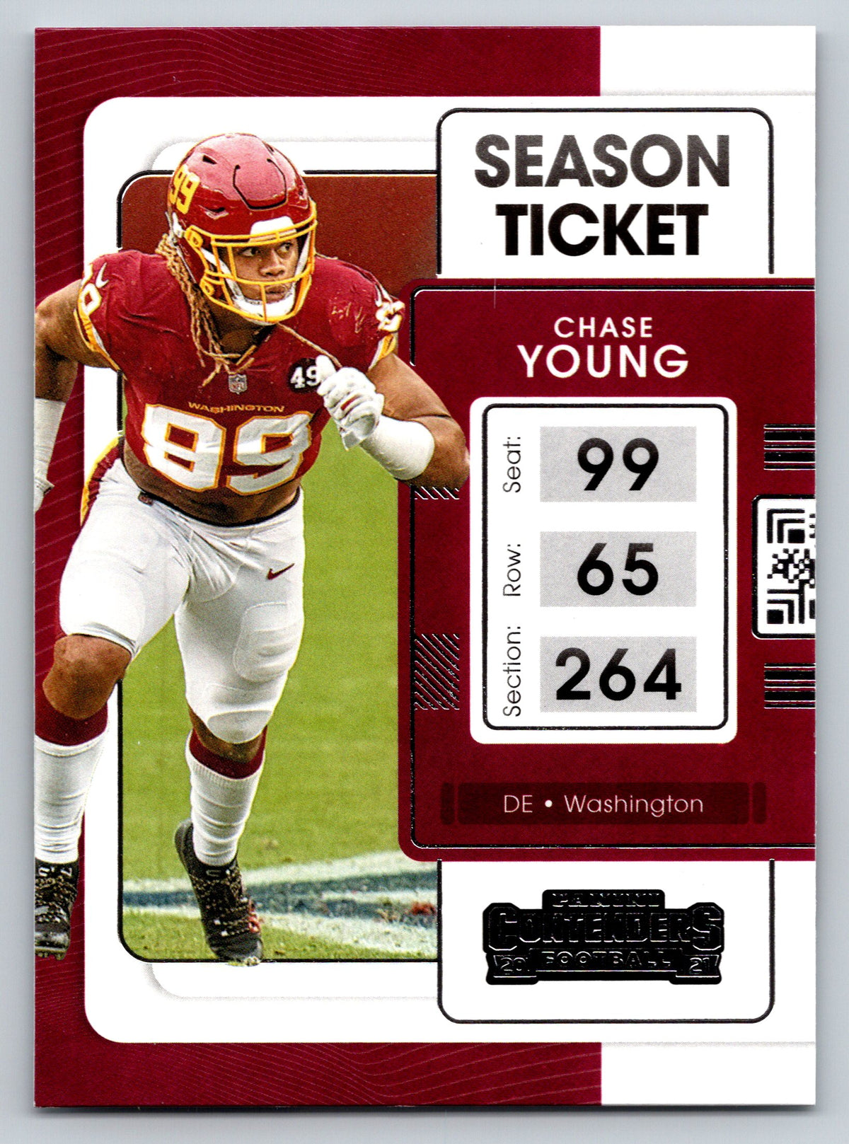 2021 Panini Contenders #100 Chase Young