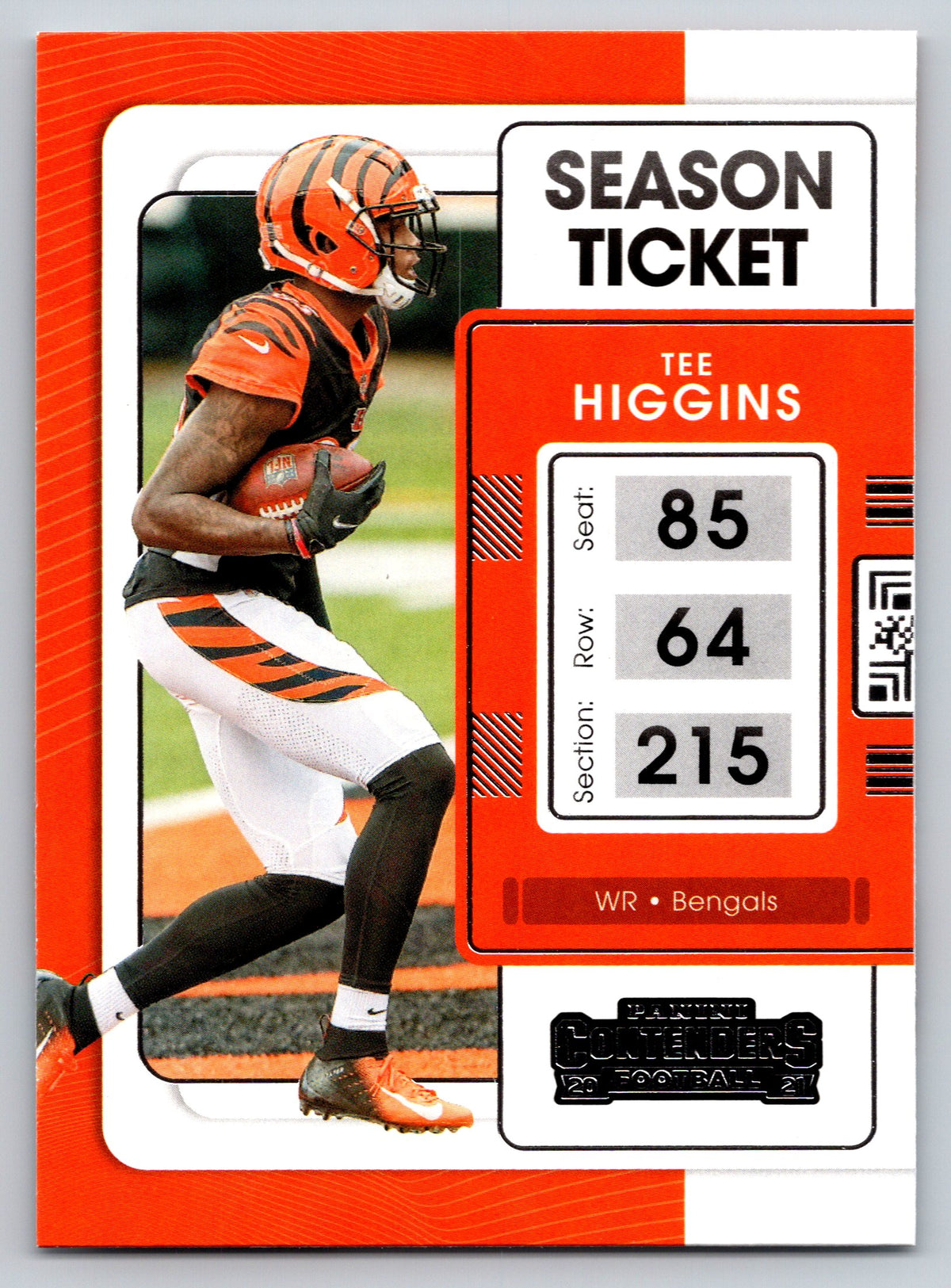2021 Panini Contenders #20 Tee Higgins