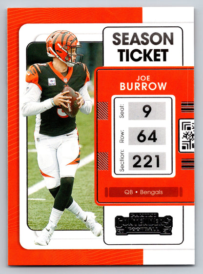 2021 Panini Contenders #19 Joe Burrow