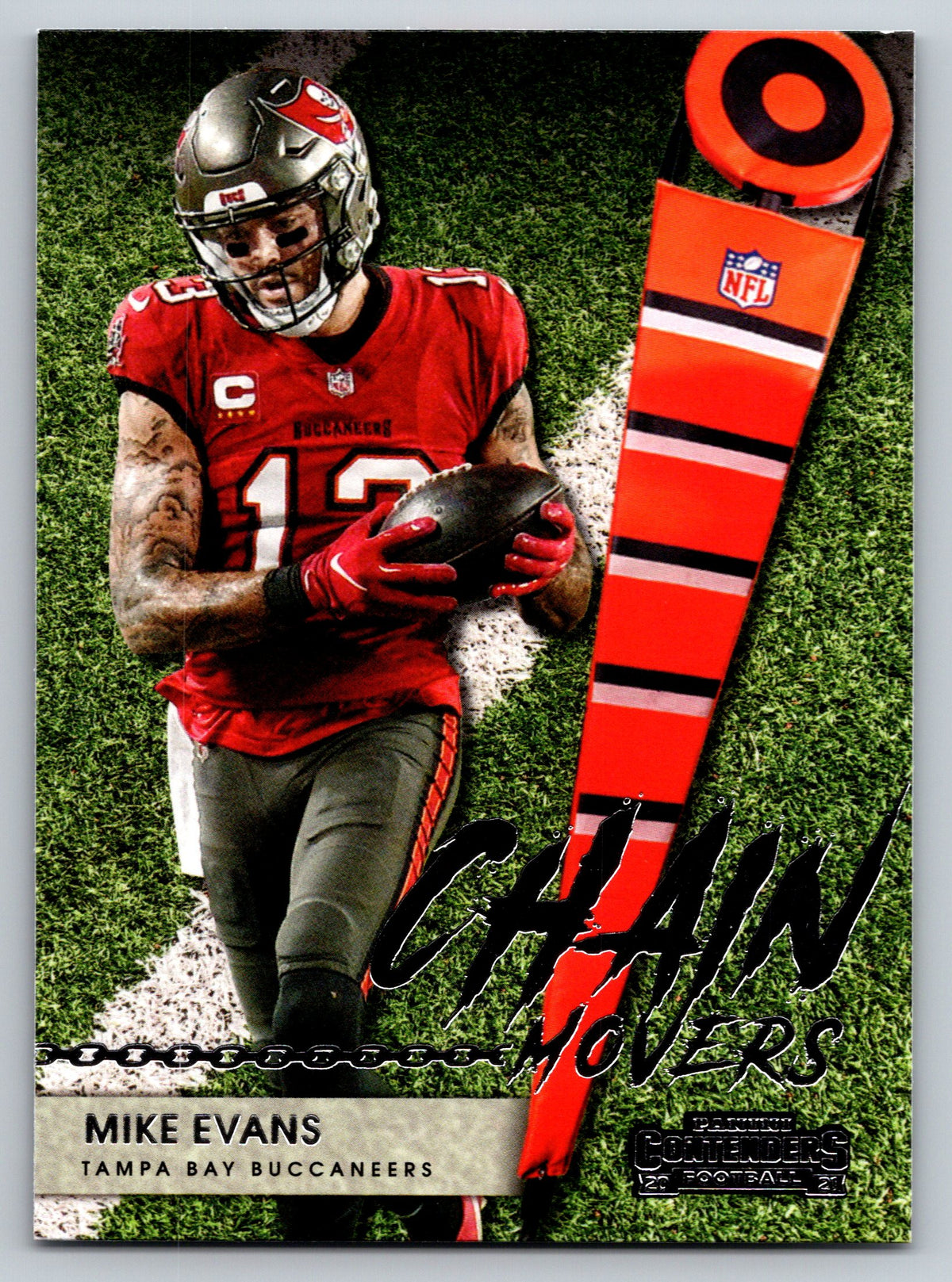 2021 Panini Contenders #CM-MEV Mike Evans Chain Movers