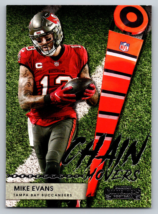 2021 Panini Contenders #CM-MEV Mike Evans Chain Movers