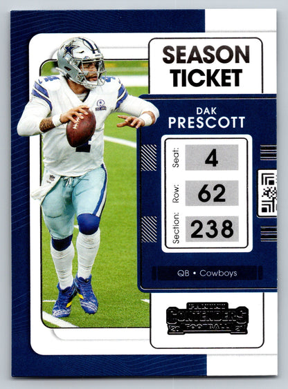 2021 Panini Contenders #25 Dak Prescott