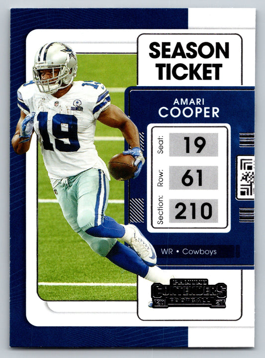 2021 Panini Contenders #27 Amari Cooper