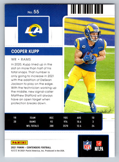 2021 Panini Contenders #55 Cooper Kupp